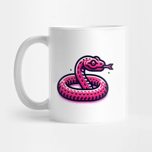 pink snake Mug